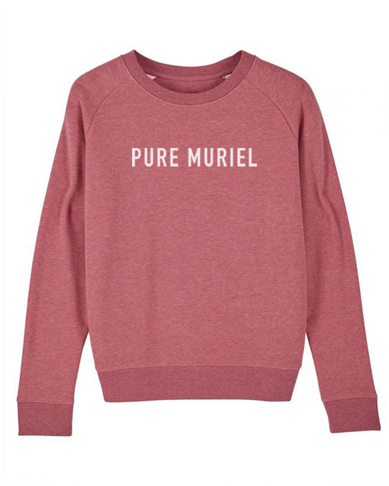 Pure Muriel Sweater - Heather Cranberry image