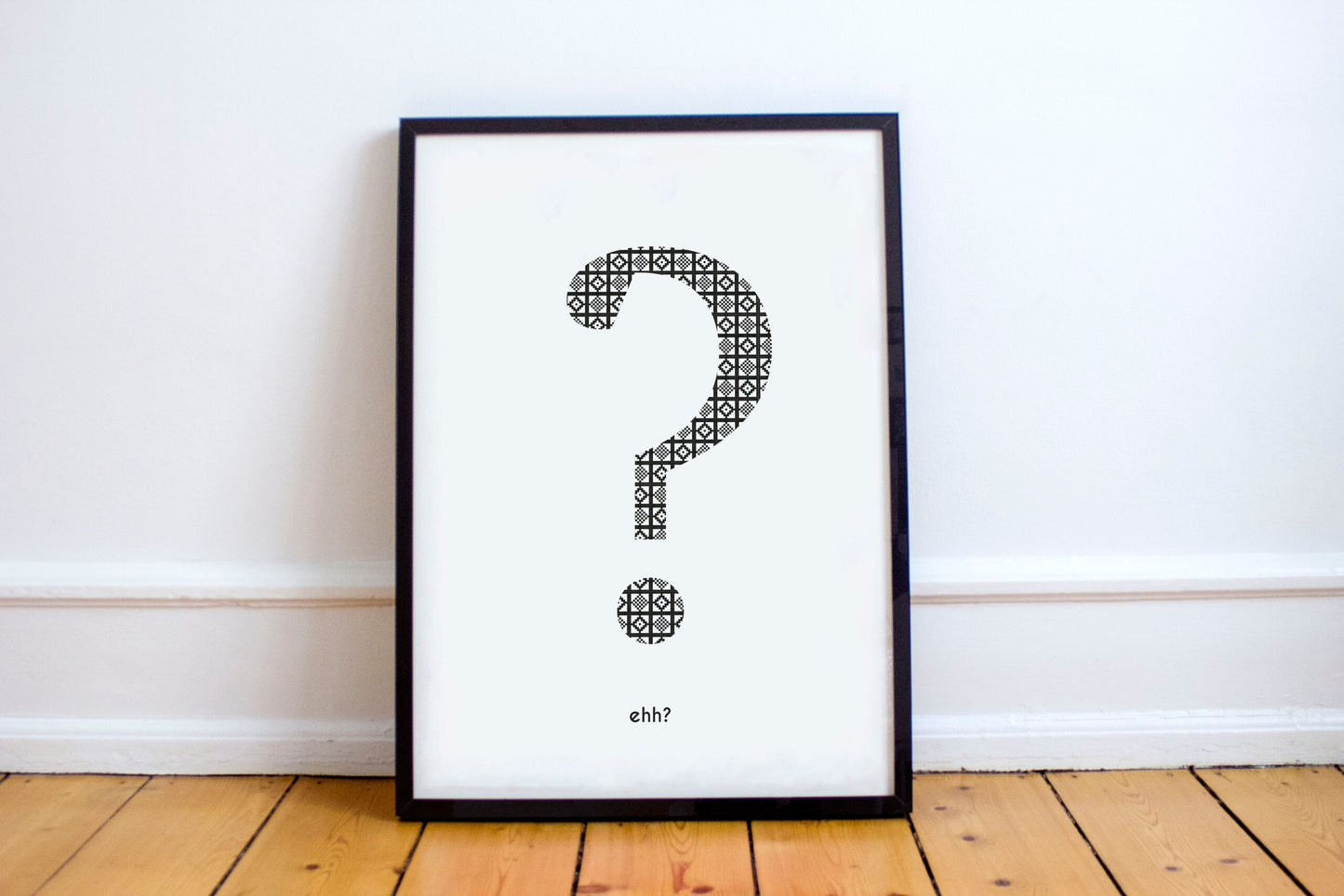 Question mark print. Ehh? image 0