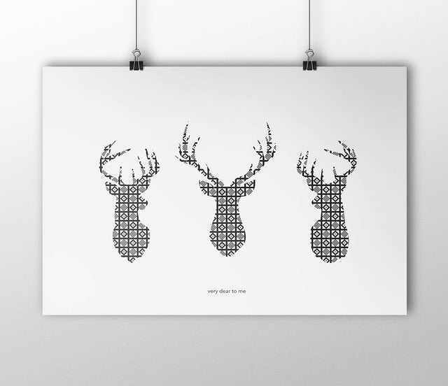 Stag trio print image 0