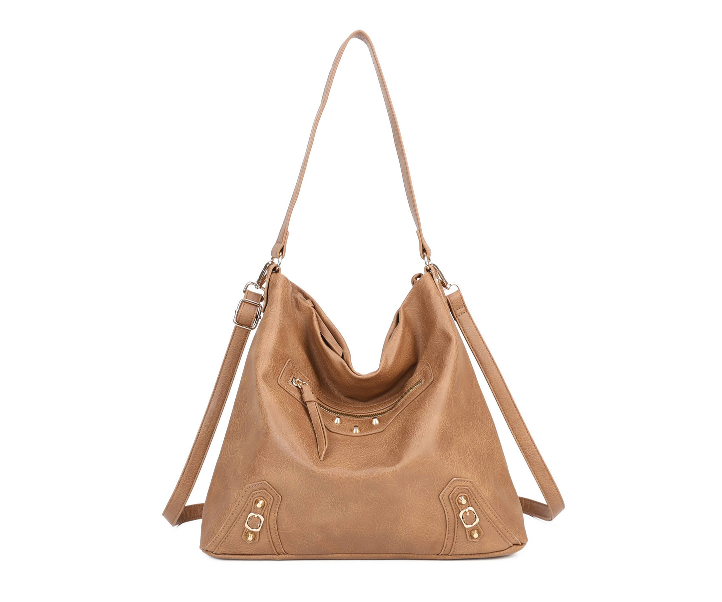 Soft Medium Big Size Mono Handle Hobo Bag