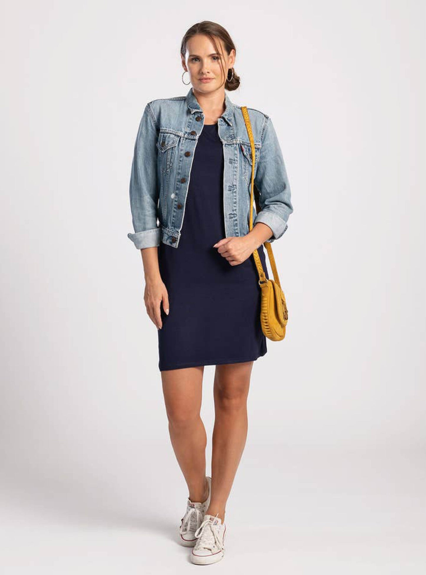 Navy T-Shirt Dress image 1