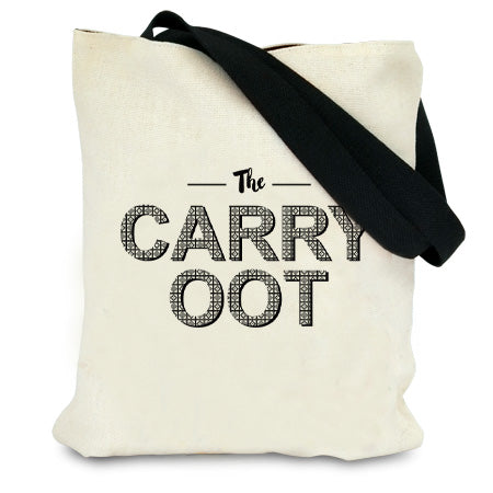 The carry oot linen style tote bag