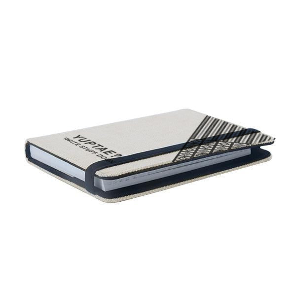 Yuptae Linen Notepad with Sanquhar pattern image 1