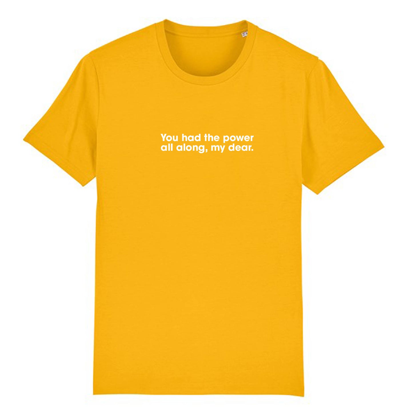 You had the power all along organic tee image 1