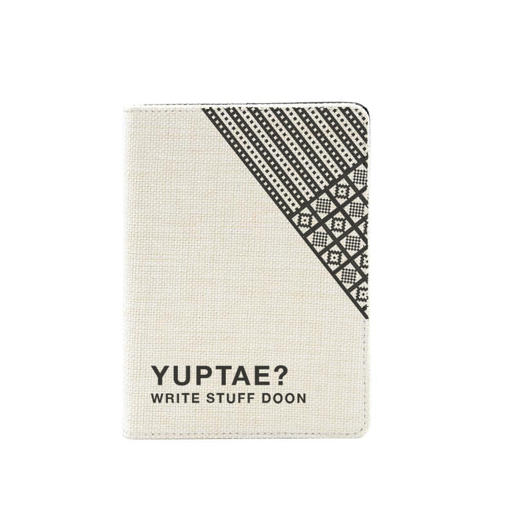 Yuptae Linen Notepad with Sanquhar pattern image 0
