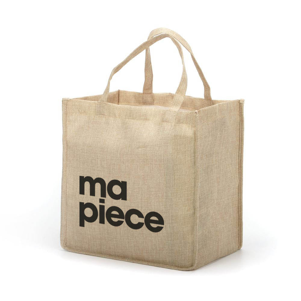 Burlap Piece bag - MED (35 x 35 x 19cm) image