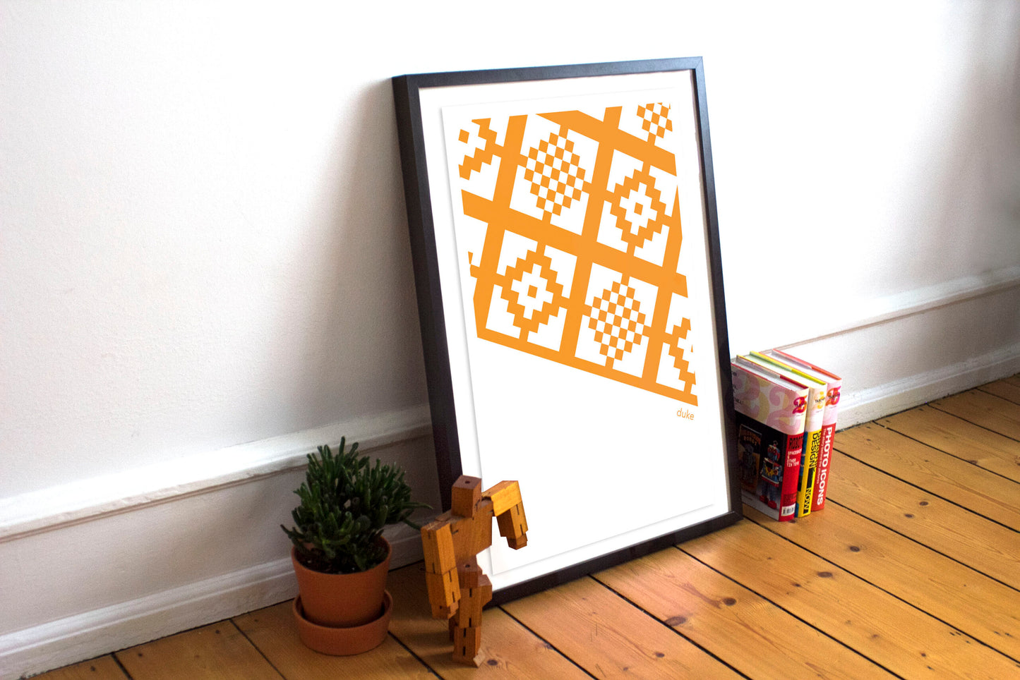 Duke orange print image 1