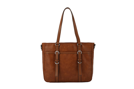 Tote Bag with Top Handles & Detachable Shoulder Strap