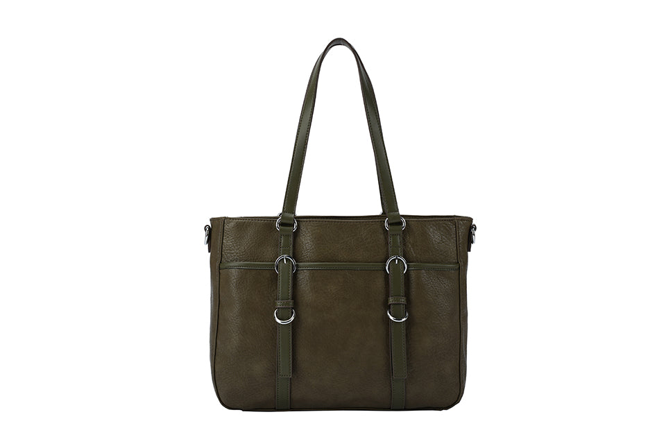 Tote Bag with Top Handles & Detachable Shoulder Strap