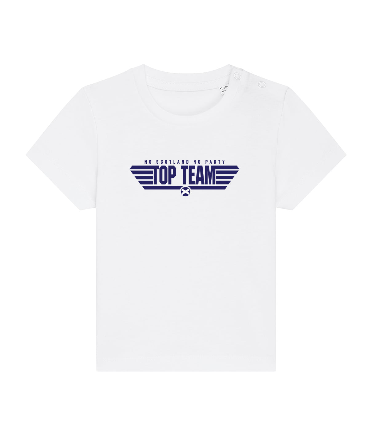 No Scotland no party. Top team!. Baby t-shirt