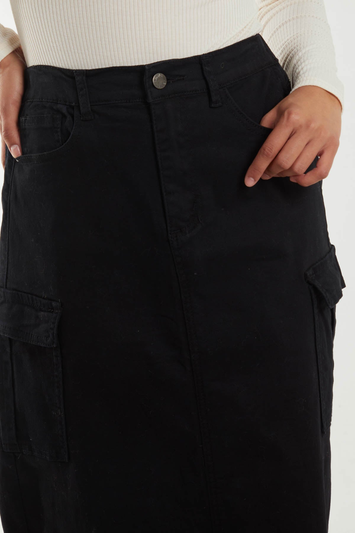 Cargo Pocket Maxi Skirt image 2
