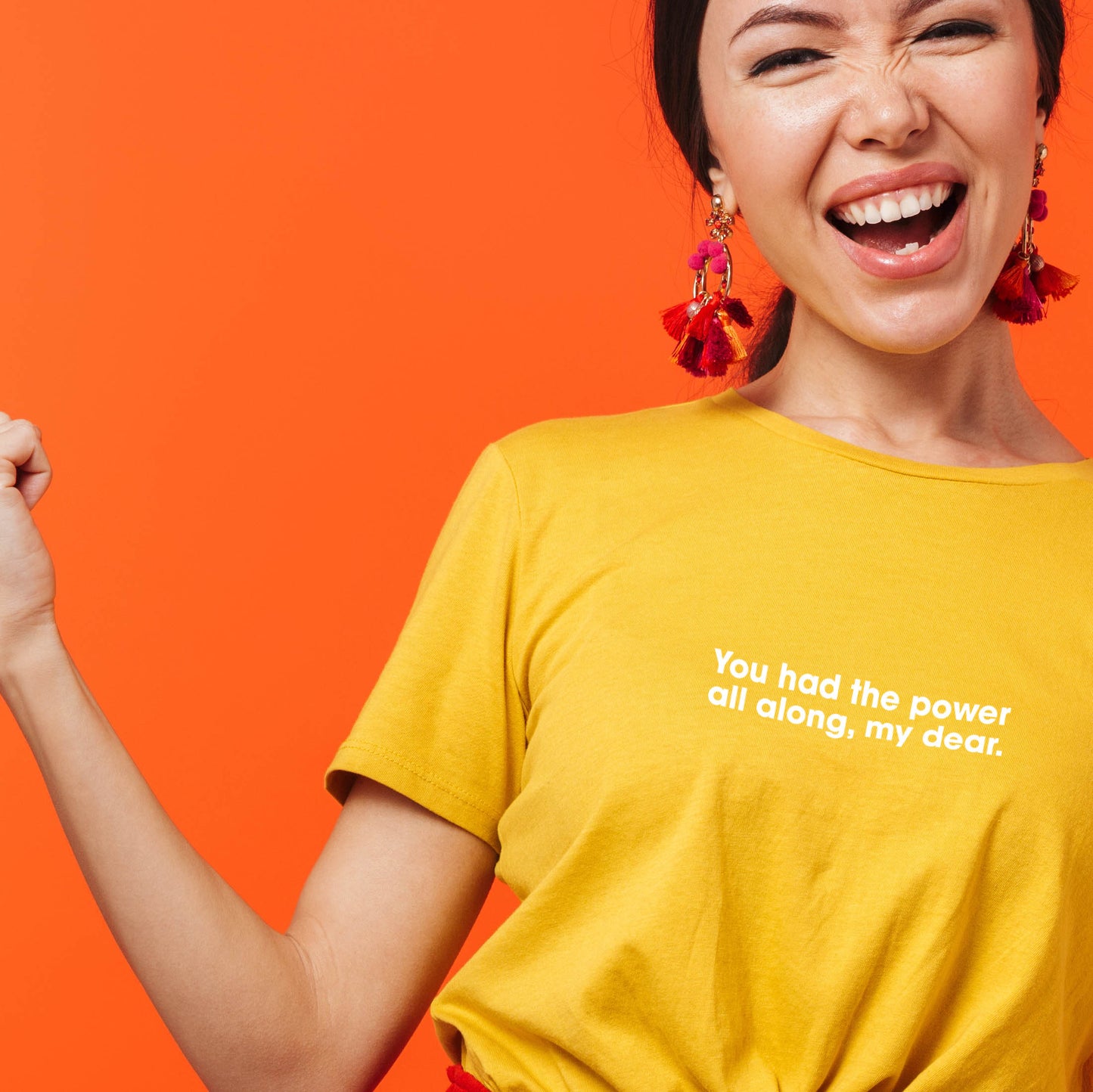 You had the power all along organic tee image 0