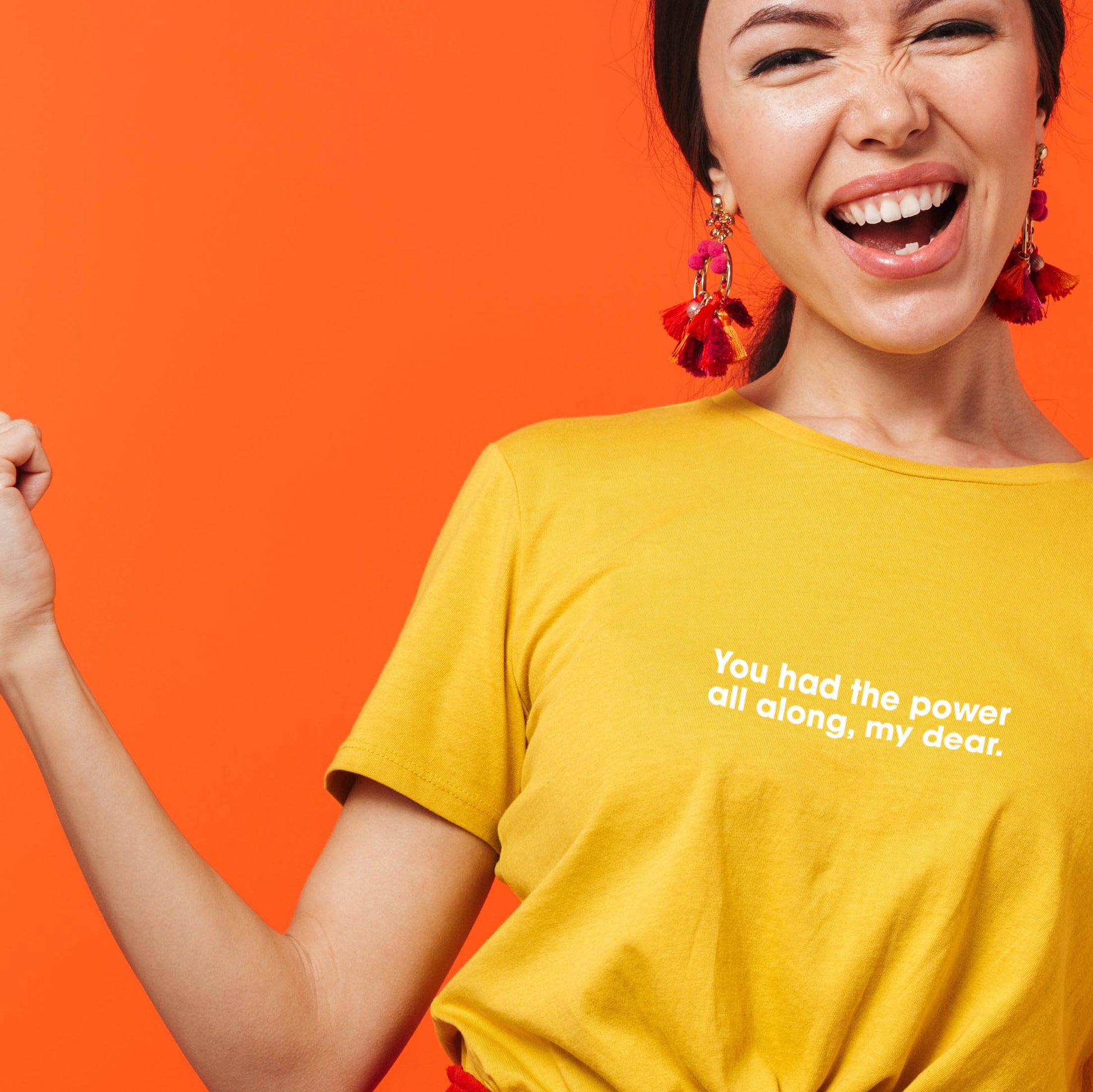You had the power all along organic tee image 0