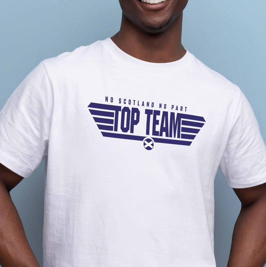 No Scotland no party. Top team!. Unisex t-shirt
