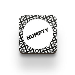 Numpty coaster