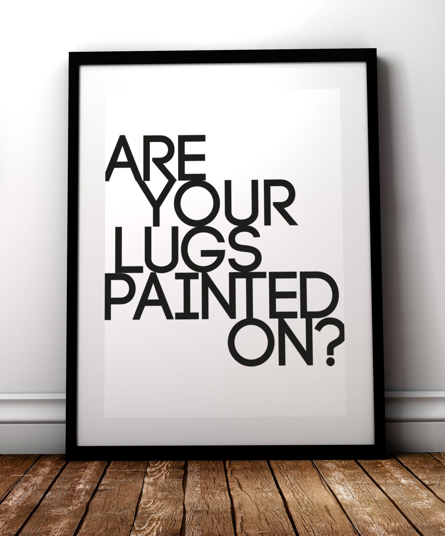 are your lugs painted on?