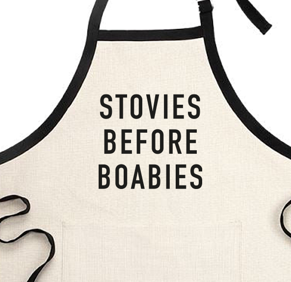 stovies before boabies apron