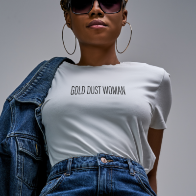 gold dust woman white