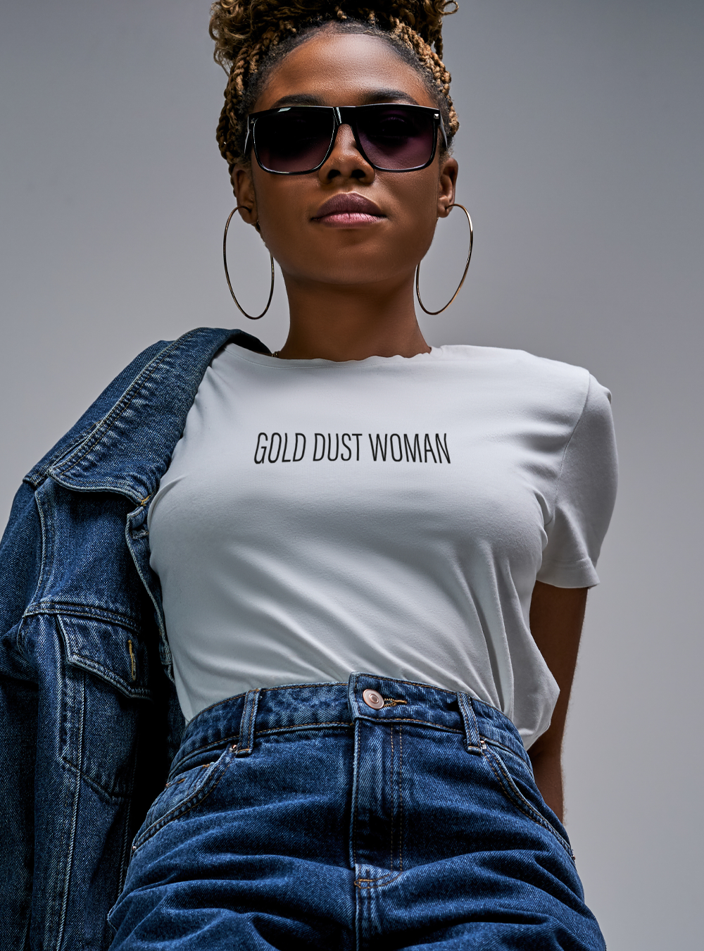 gold dust woman white