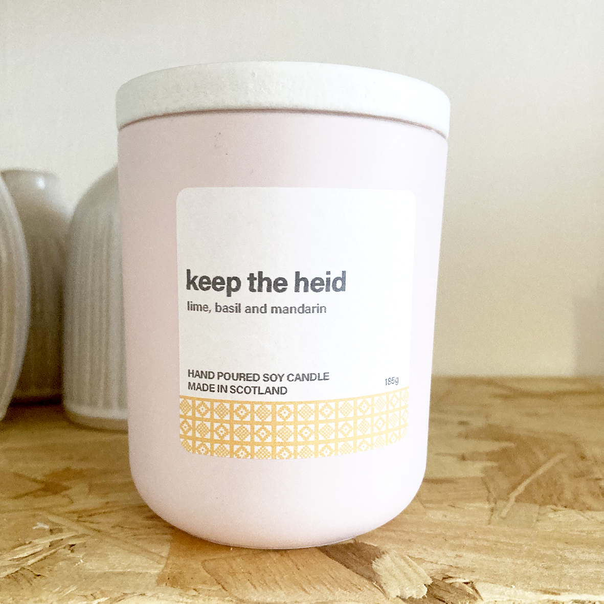 keep the heid soy candle