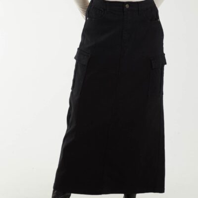 Cargo Pocket Maxi Skirt
